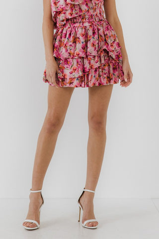 Kennedy Floral Mini Skirt