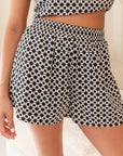 Elsa Printed Elastic Short