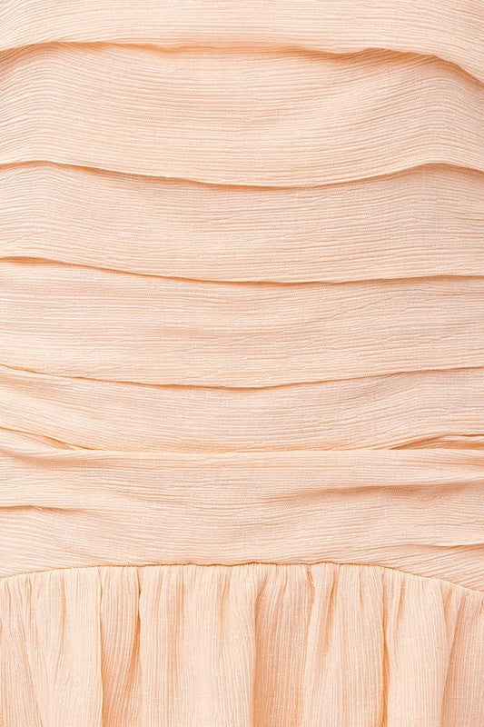 Micky Strapless Ruched Dress