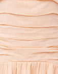 Micky Strapless Ruched Dress