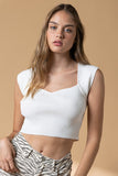 Avery Sweetheart Crop Top