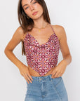 Shannon Pointed Crop Top