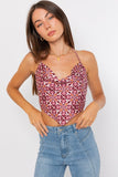 Shannon Pointed Crop Top