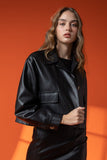 Serena Faux Leather Jacket