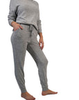 Ribbed Fleece Joggers