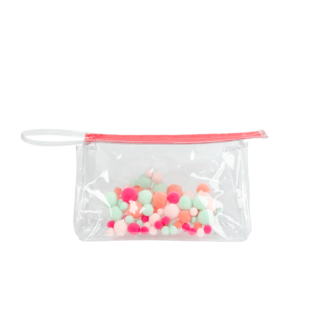 Jetsetter Pom Pom Large Pouch - Thumbnail 2