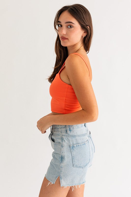 Lola Twist Back Crop Top (multiple colors)