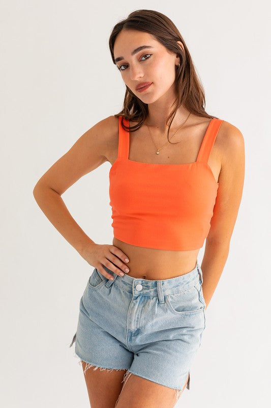Lola Twist Back Crop Top (multiple colors)