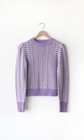 Valerie Crochet Knit Sweater