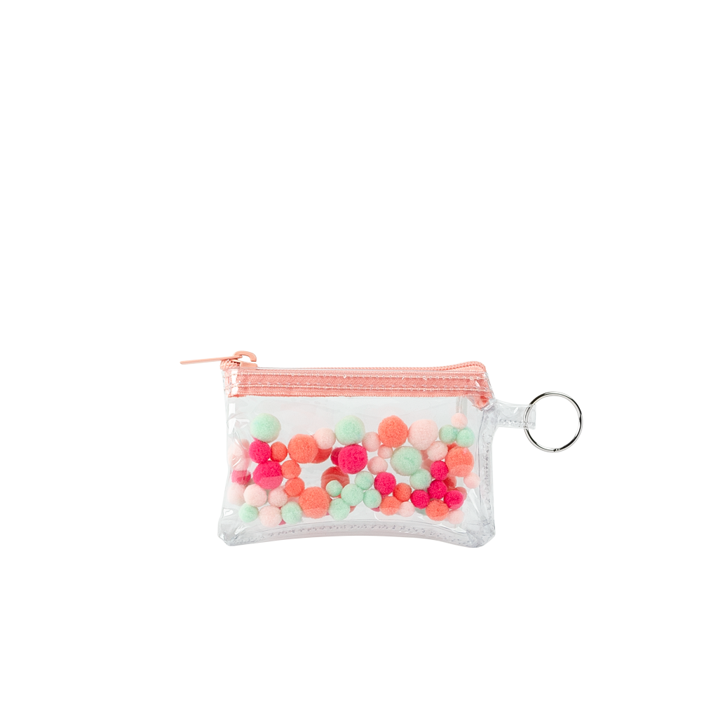 Penny Key Ring Pom Poms