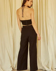 Kendra Cutout Halter Jumpsuit