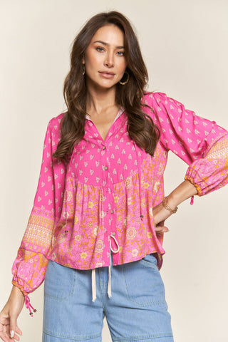 Paisley Boho Chic Blouse