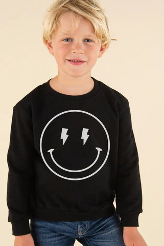 Kids Sean Bolt Smile Sweatshirt