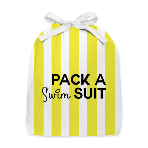 Pack Your Bags- Cabana Stripe- Swim Suit