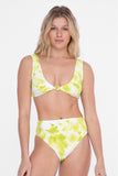 Citrus Floral Bikini Top