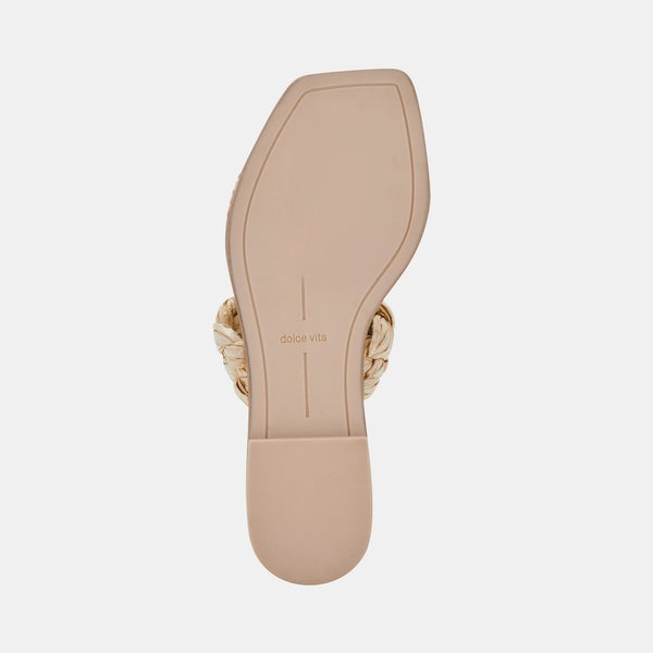 Indy Double Strap Woven Slide