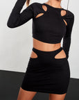 Steine Cutout Skirt