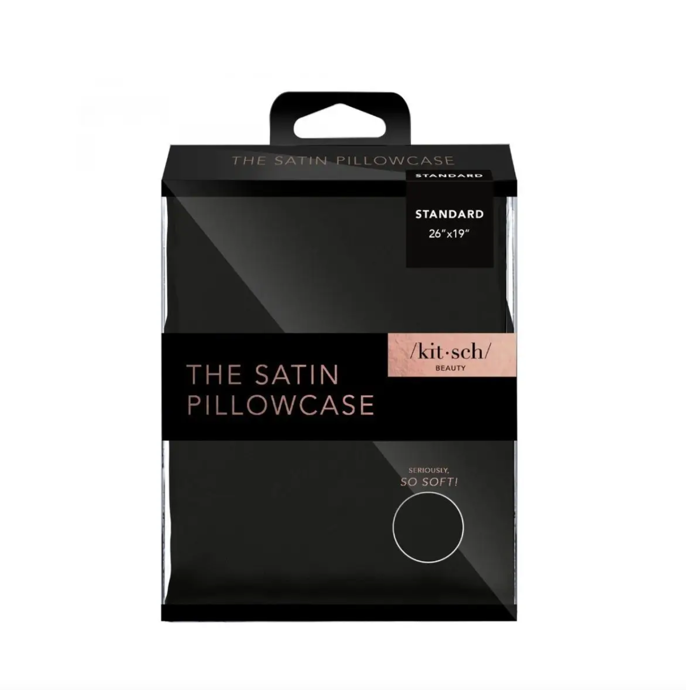 Satin Pillowcase in Black