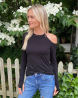 Jonnie Cutout Top (Multiple Colors)