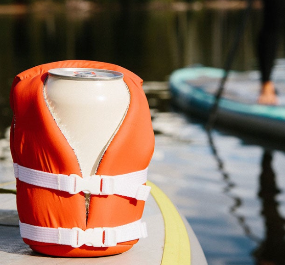 PUFFINS Beverage Life Vest Blue