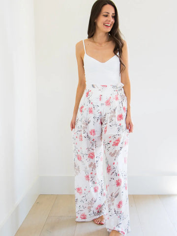 Camryn Floral Gaucho Pant