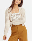 Sonia Rib Knit Shrug Cardigan