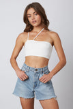 Ruby One Shoulder Top in White