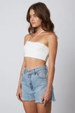 Ruby One Shoulder Top in White