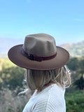 Sandra Ombre Panama Hat Taupe